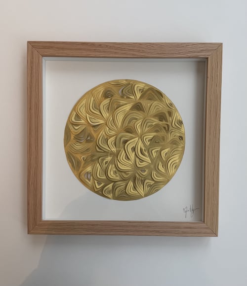 24x24cm, papercut relief, indrammet 