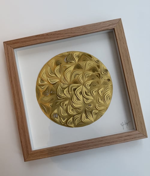 24x24cm, papercut relief, indrammet  (2)