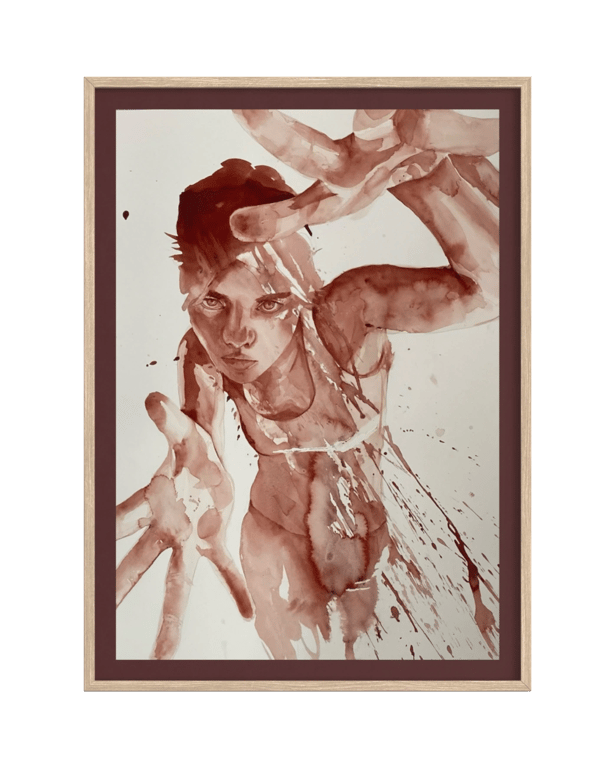 RESERVERET – Titel: Livin' in a box – 55 cm x 77 cm
