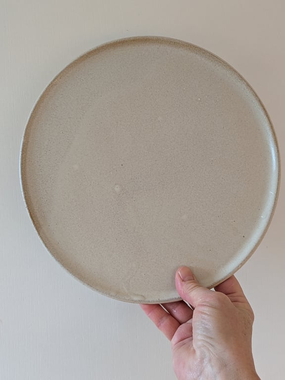 Middagstallerken beige 