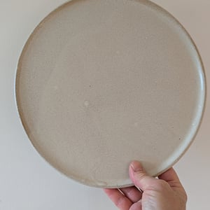 Middagstallerken beige  – produktbillede