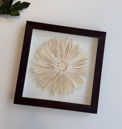 20x20cm, relief, indrammet 
