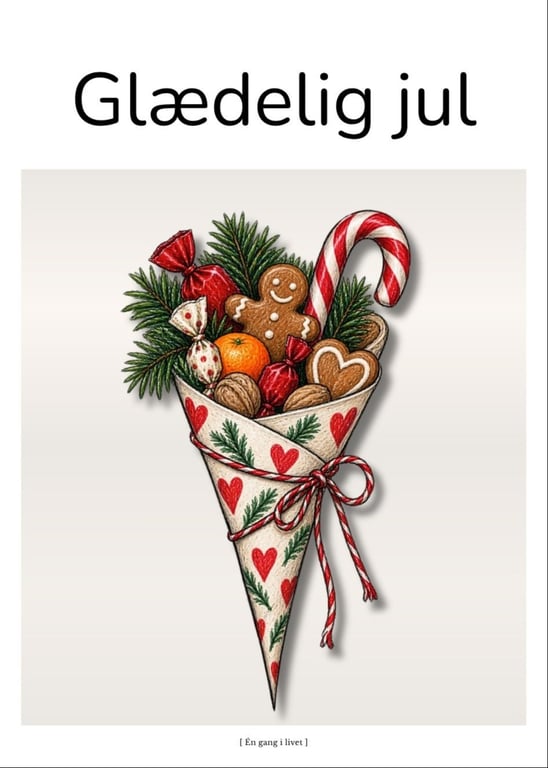 Klassisk kræmmerhus – Glædelig jul
