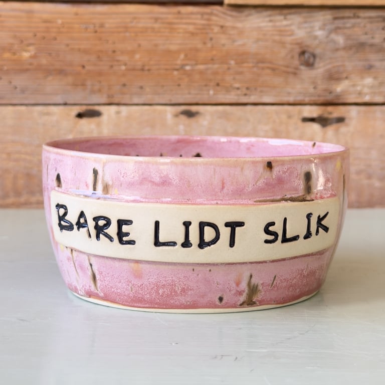 Bare lidt slik, skål 12 cm