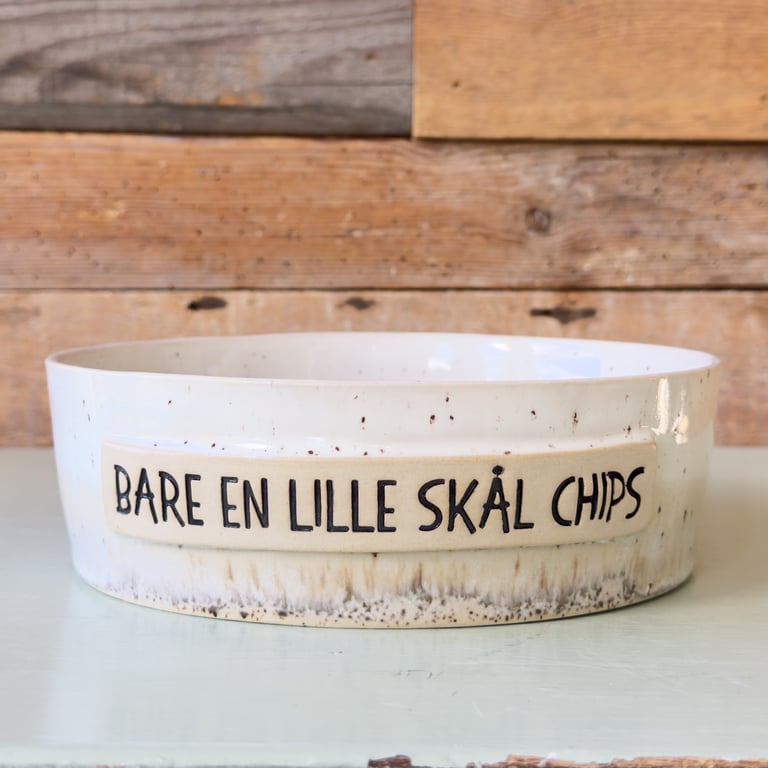 Bare en lille skål chips