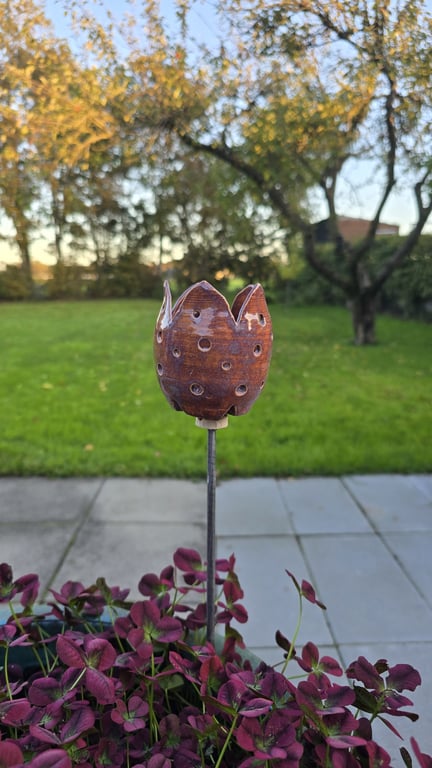 Mini Lysblomst på stang billede 2