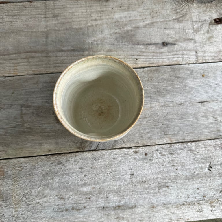 Tryk kop i beige glasur billede 3