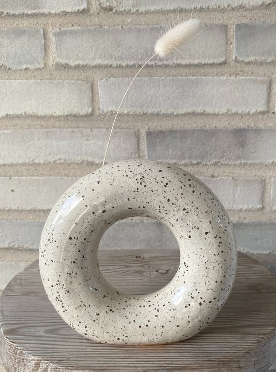 Donutvase med enkelt hul billede 2