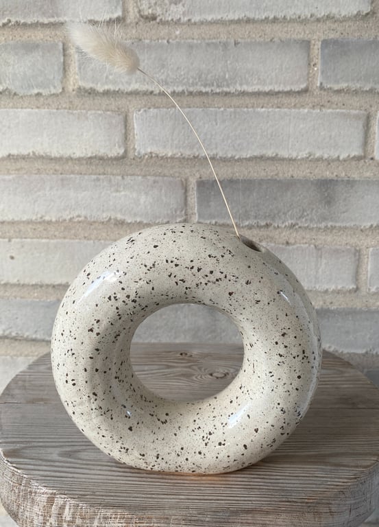 Donutvase med enkelt hul billede 3