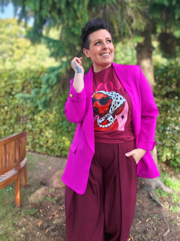 Bennie Blazer Magenta