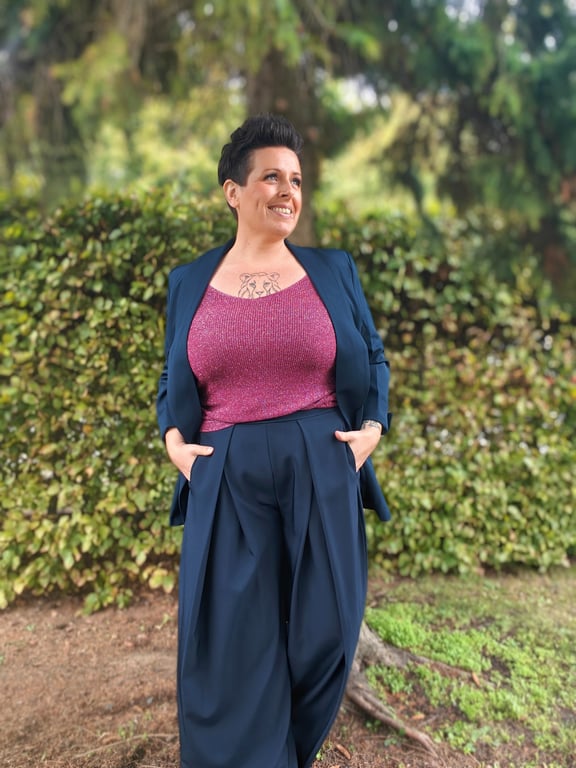 Caya Top Bordeaux  billede 3