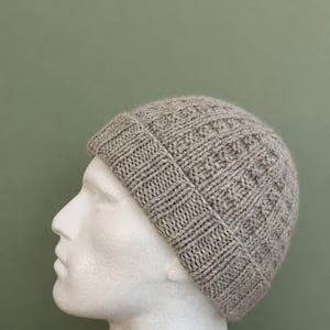 Digital opskrift: Herrelækker Hue STRUKTUR  (voksen - unisex) – produktbillede