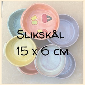 Slikskål med slik 15 CM (bestilling) – produktbillede