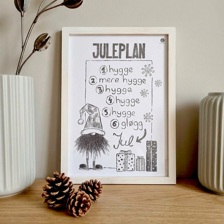 Juleplan - humørkort billede 2