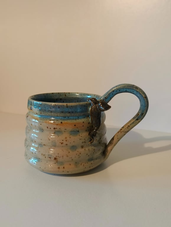 Lille lyseblå kattekop