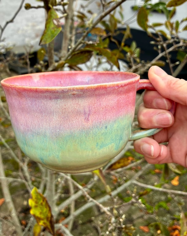 Aurora pink/green– Stor tekop billede 5
