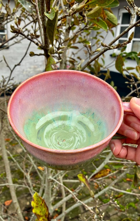 Aurora pink/green– Stor tekop billede 4