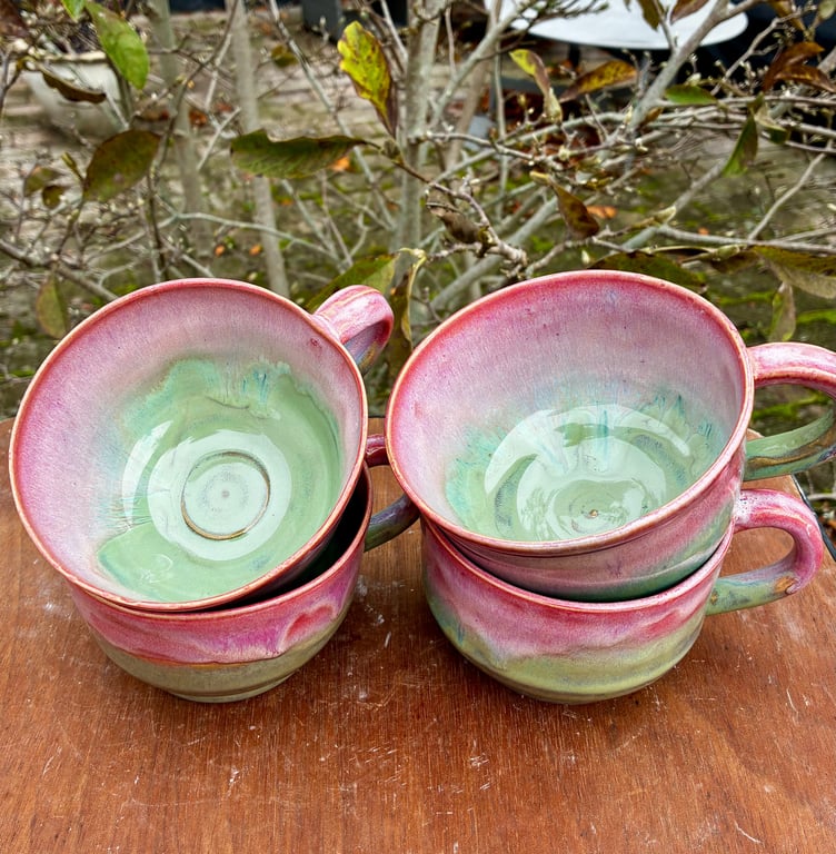 Aurora pink/green– Stor tekop billede 3