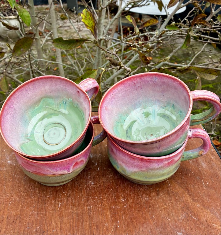 Aurora pink/green– Stor tekop billede 2