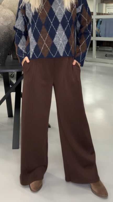 Frederikke soft pants, Hot Chokolate. Onesize 36-46.