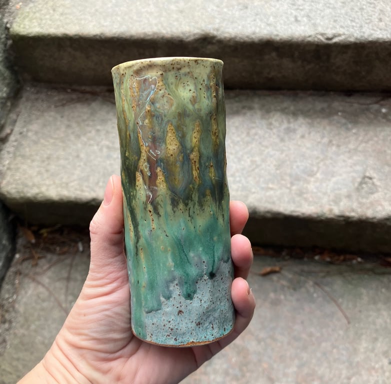 Vase, facetskåret  billede 5