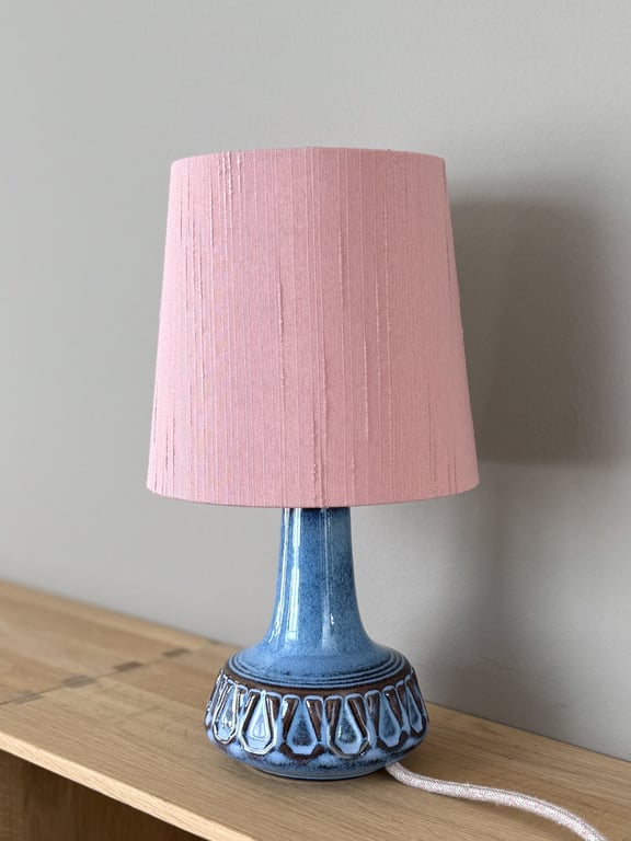 Upcycled vintage bordlampe - Søholm Keramik