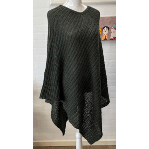 Poncho - Skovgrøn – produktbillede