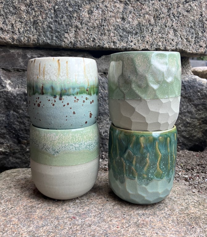 Hånddrejet kop billede 4