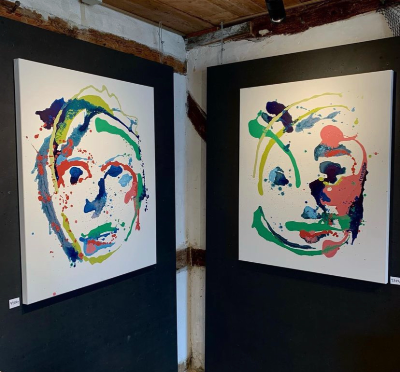 Abstrakt ansigt II billede 2