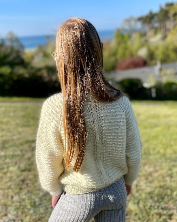 Stripe Sweater Junior strikkeopskrift billede 8