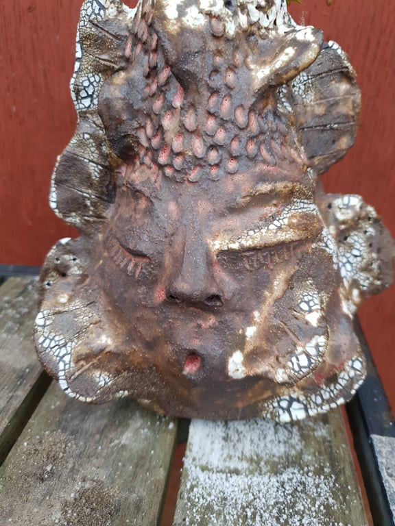 Syngende skulpturel vase  billede 3
