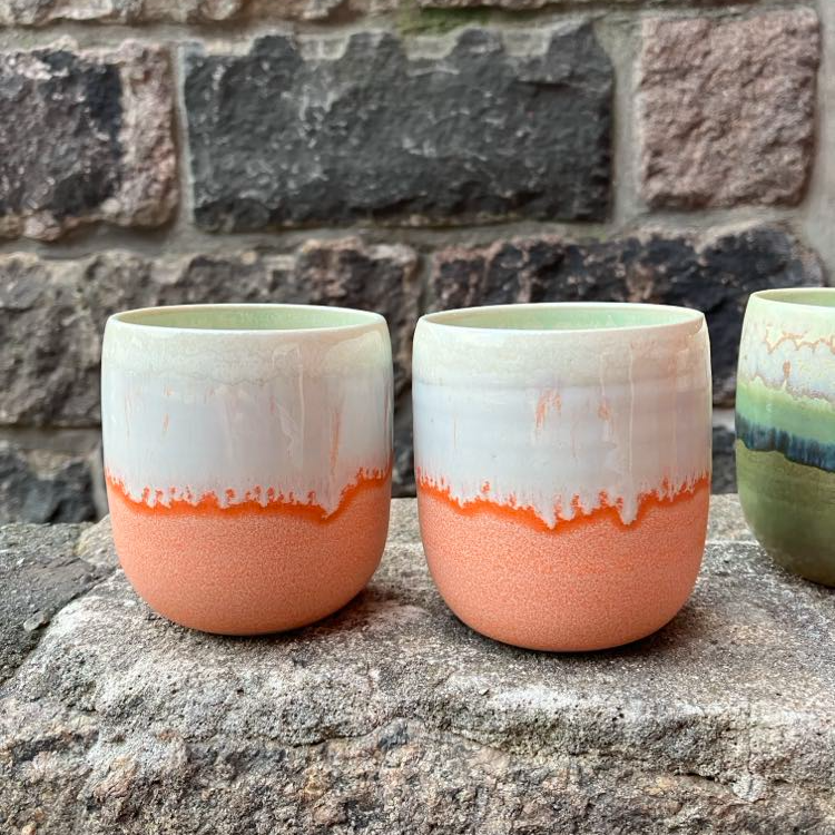 Hånddrejet kop  billede 5