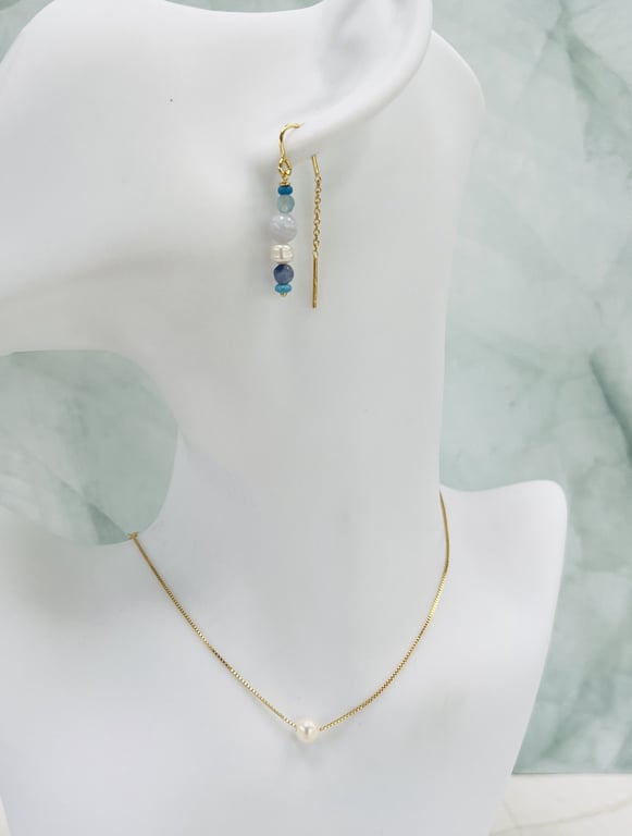 Øreringe “ Be ocean” billede 2