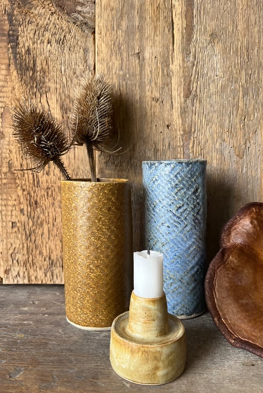 Mormor vase brun  billede 2