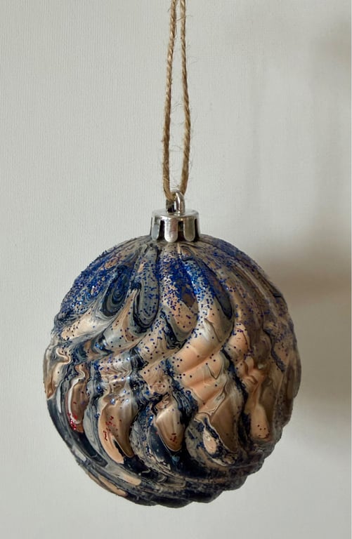 Kunst julekugle 80