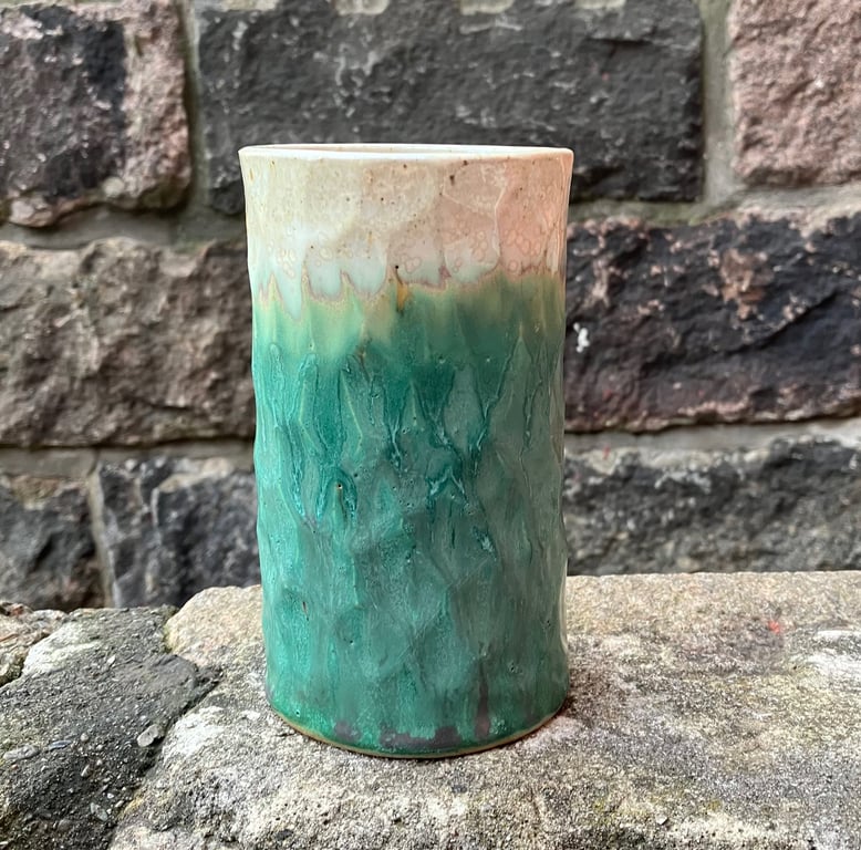 Vase, facetskåret  billede 4