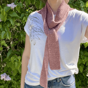 Elise Summer Scarf strikkeopskrift – produktbillede