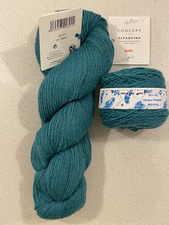 Kit: Babyjumper i alpakka garn - str. 3 og 6 mdr. vælg mellem 15 farver (7)