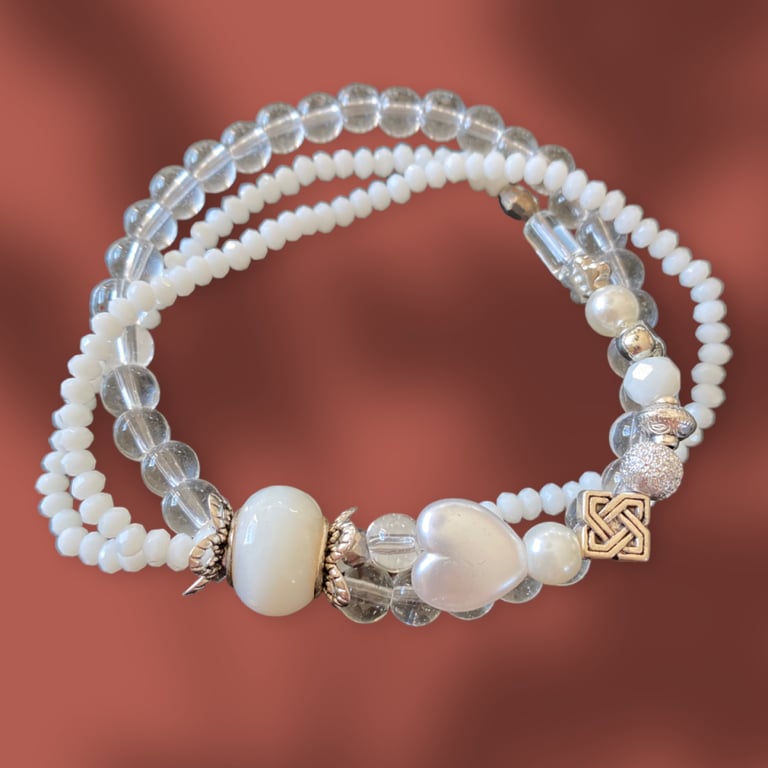 Hvidt  Armbånd