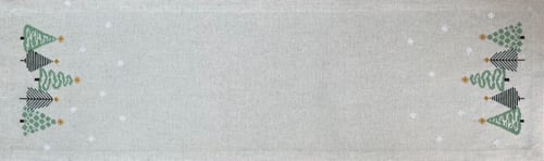 Juleløber - Grøn 2030-1 Str. 30 x 100 cm. (7)