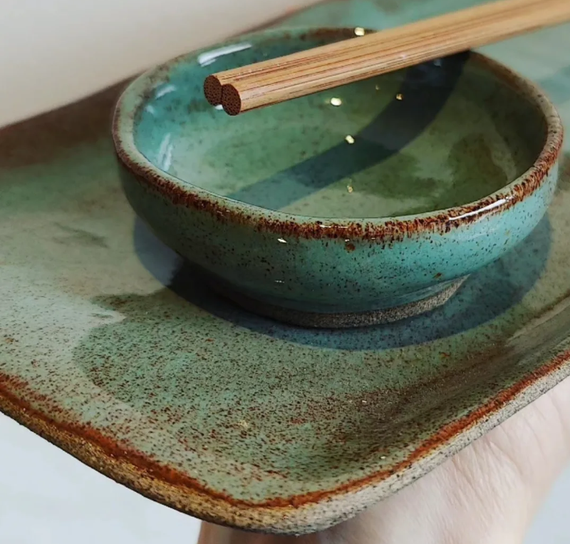 SUSHI SOYA SKÅL TURKIS billede 3