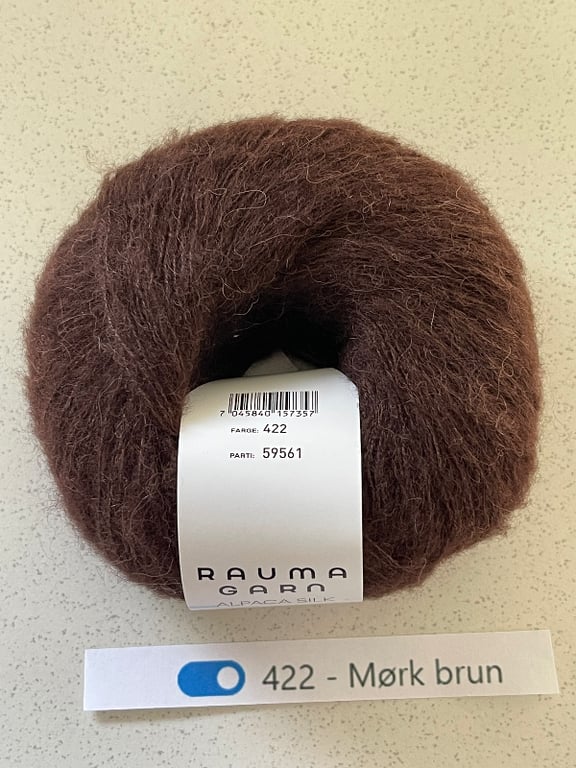 Garn: Alpaca Silk garn ngl. á 25 g (5)