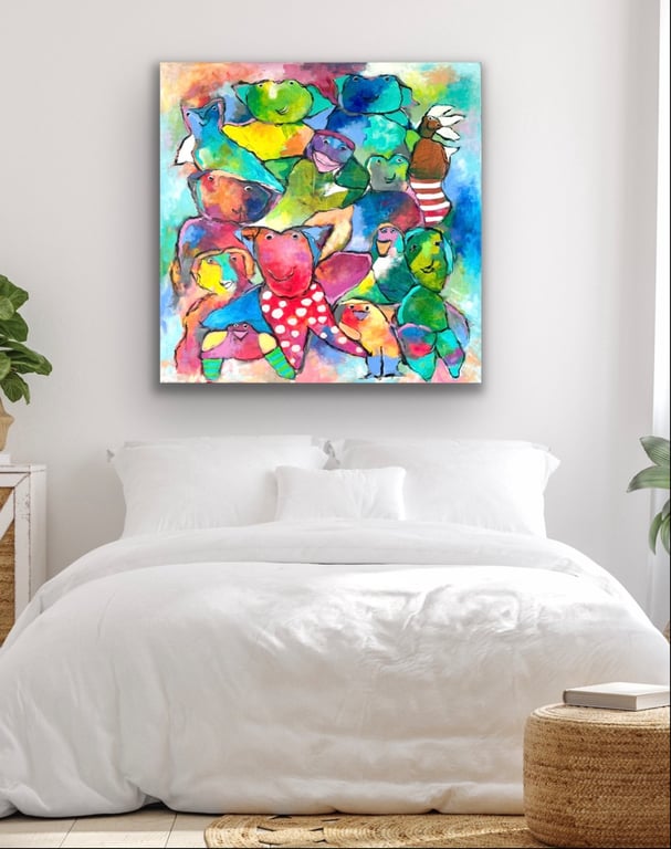 100cm x 100cm billede 3