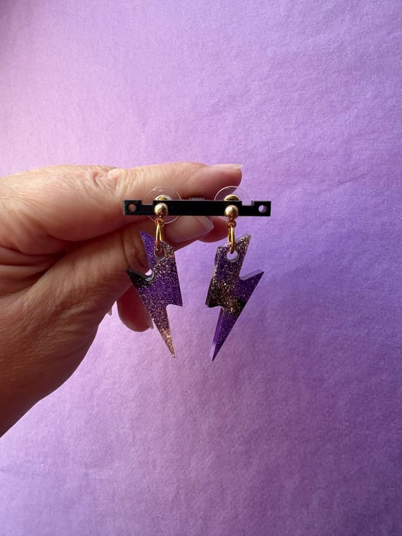 Små lyn i purple rain