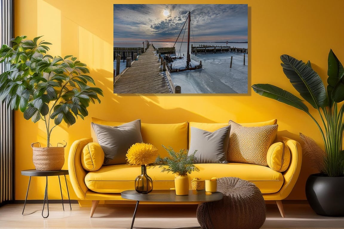 Vinterens stille glød over Bøgestrømmen billede 2