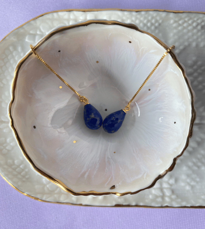 ØREKÆDE LAPIS LAZULI