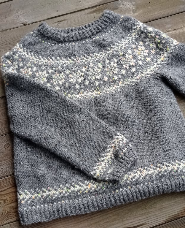 Tweed Star Sweater - Voksen billede 4