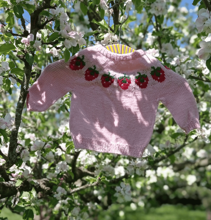 Jordbær Sweater - DK billede 5