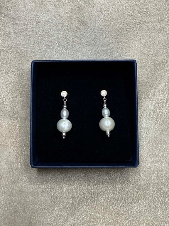 Alma - Øreringe (Sterling Sølv)