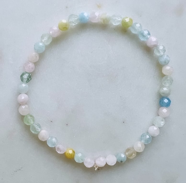 Smykkesæt med Morganit billede 2